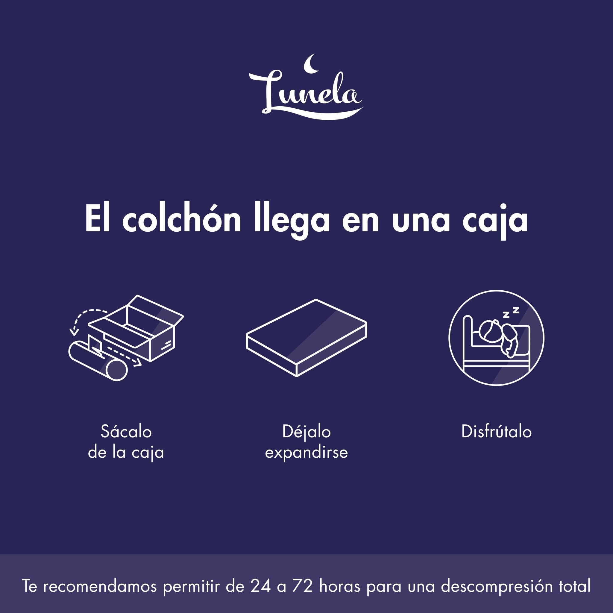 Colchón Lunela Látex Hybrid 25cm - Lunela