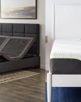 Sistema de Descanso California King Cama Eléctrica Ajustable Z550 & Colchón Lunela Látex Hybrid