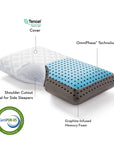 Almohada Shoulder CarbonCool™ LT + Omniphase®