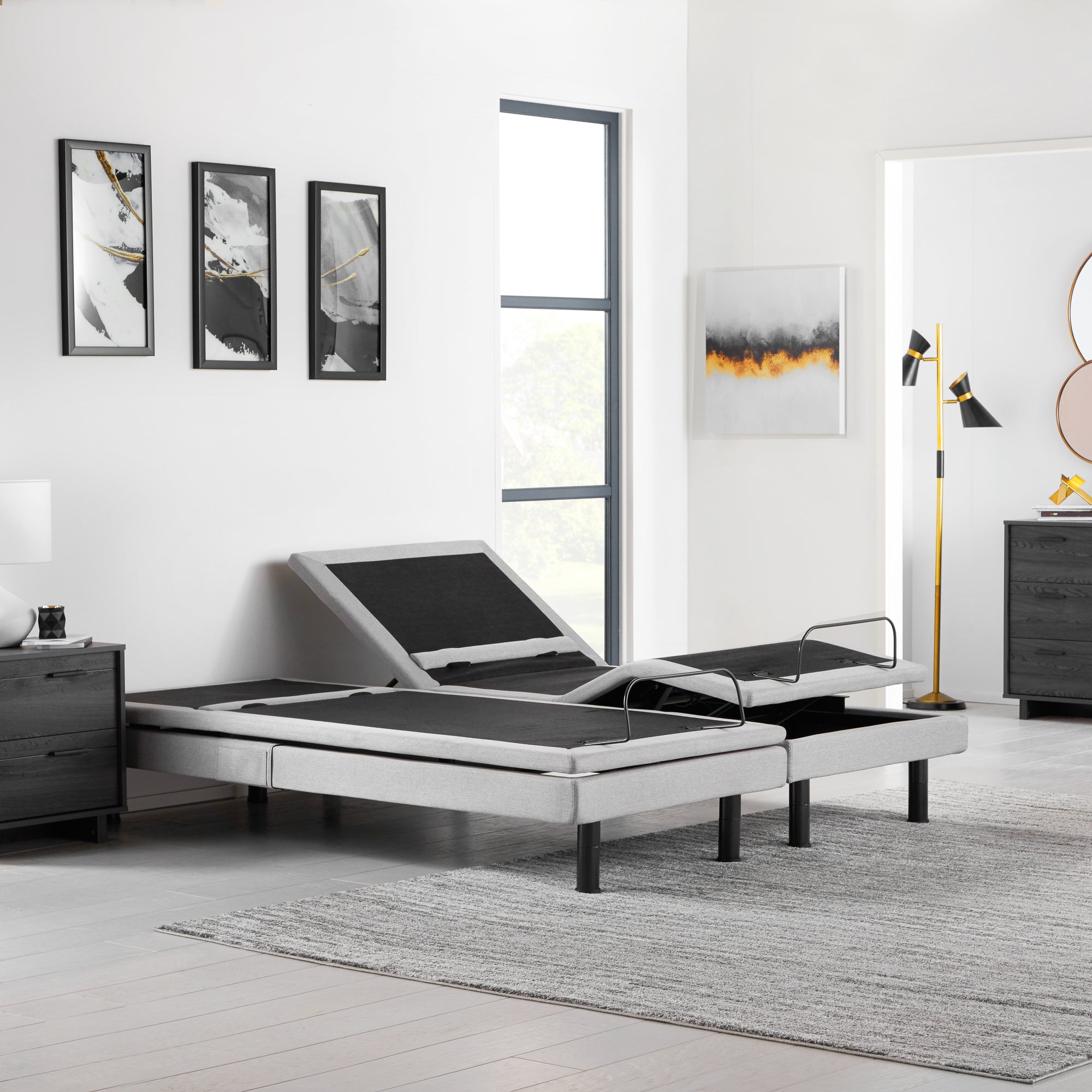 S755 Structures Eléctrica Cama Ajustable - Lunela