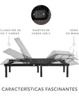 Cama Eléctrica Ajustable M455 - Lunela