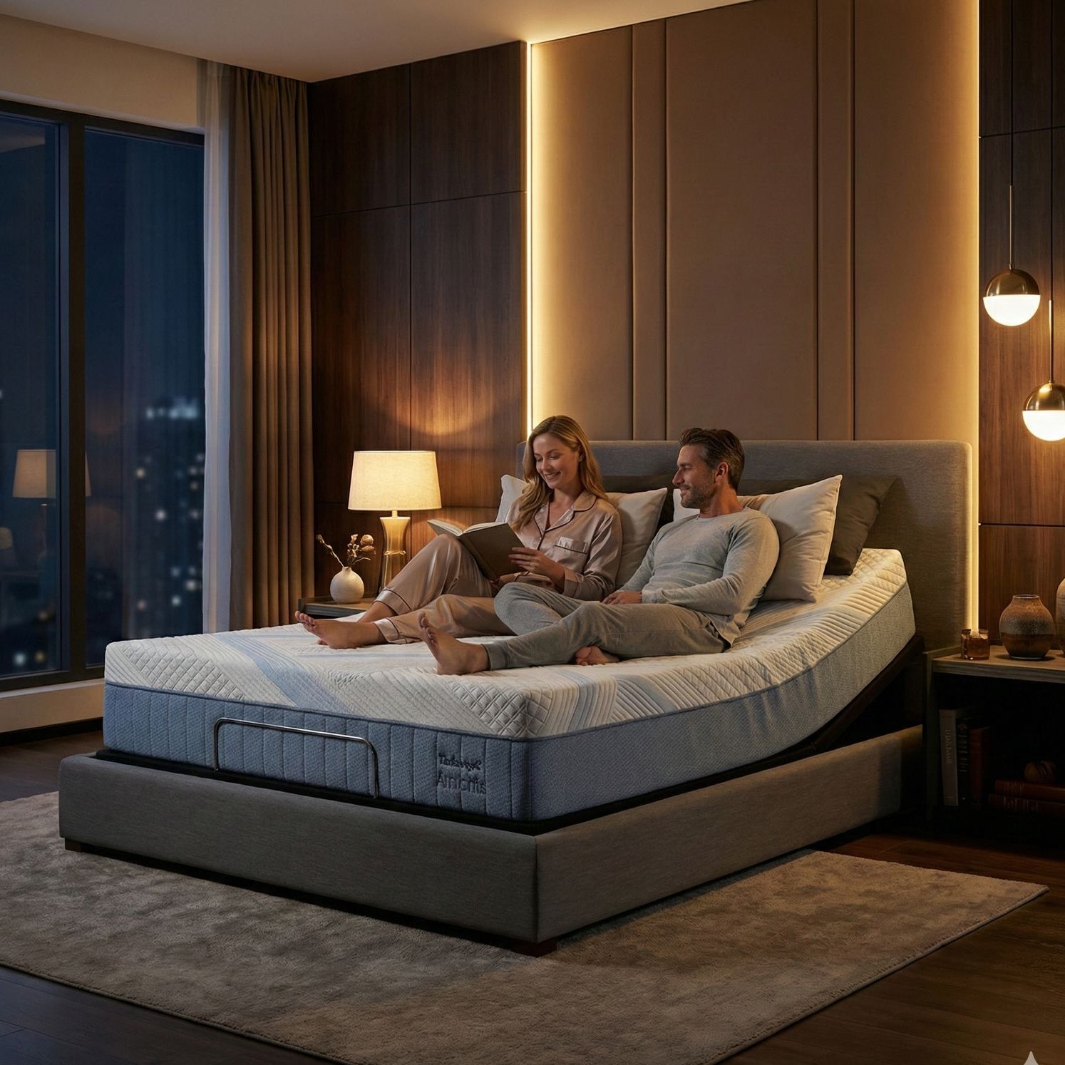 Sistema de Descanso S755 & Colchón Armonia Tamaño Split King - Lunela